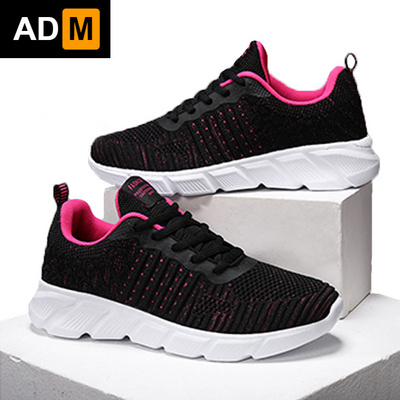 Thick Sole Women's Sneakers Spring Summer Morning Running Cool Casual Shoes Easy Fashion Pink Sneakers