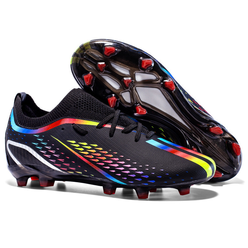 Fashion Luxury Football Shoes Elastic Football Training Shoes Artificial Grass Sports Shoes AG Special Game Boots