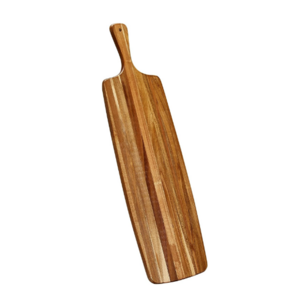 Factory direct Acacia Wood Cutting Board and Large Charcuterie Board with Handle for serving tray