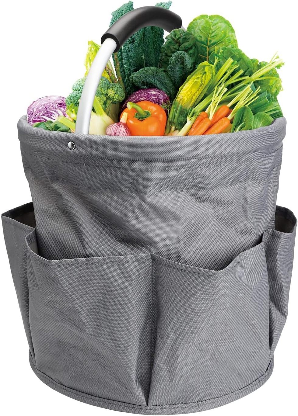 Portable Tool Bag Garden Tool Organizer 5 Gallon Bucket Tool Organizer with Multiple Outer Pockets