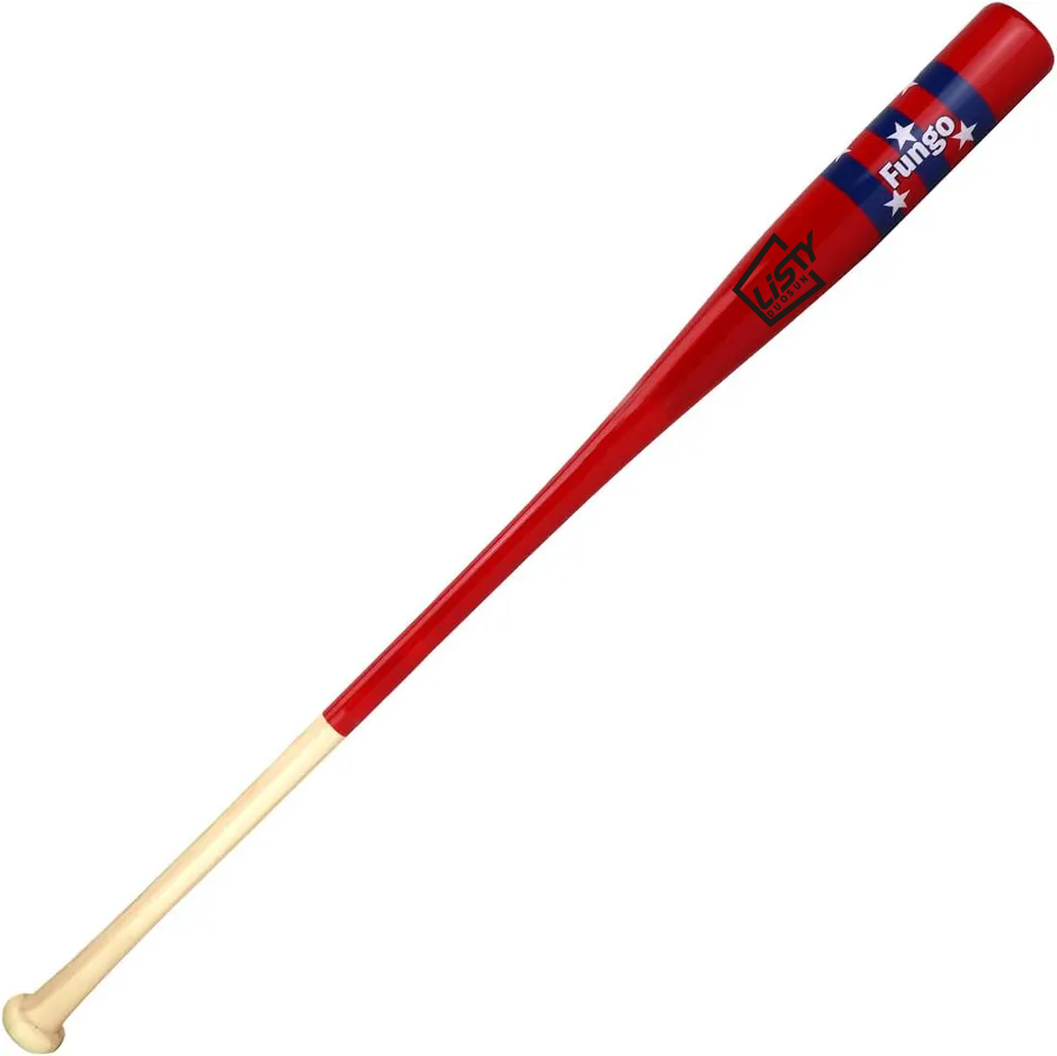 Listy Duosun Custom Natural Wood Baseball Bat 36 Inch Fungo Bat