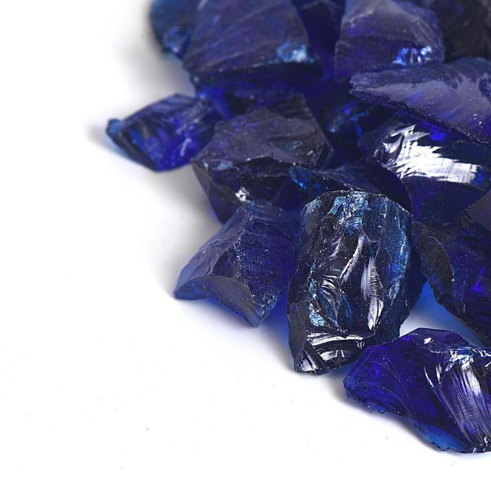 High Luster Fire Glass Gravel Gems Chips Rocks for Fire Pit