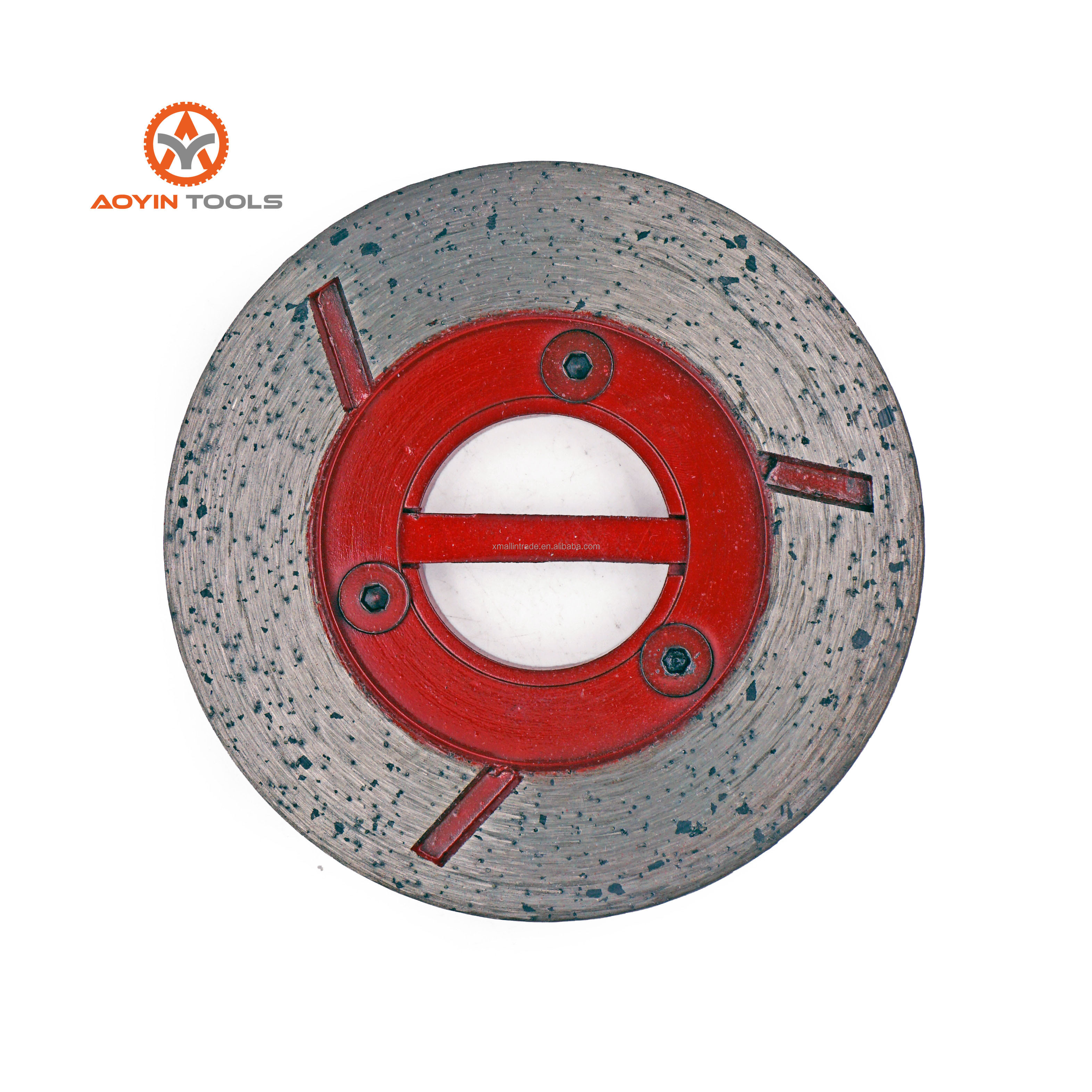 Wholesale inch 100 125 200 mm Diamond continuous grinding cup wheel with snail buckle For marble granite stone concrete  surface