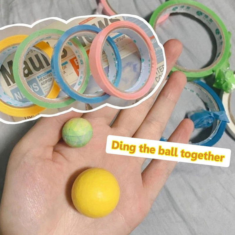 Tik Tok Hot Decompression Anti Stress Toys Sticky Ball Adhesive Tape Diang Balls Stick Into Balls Tape