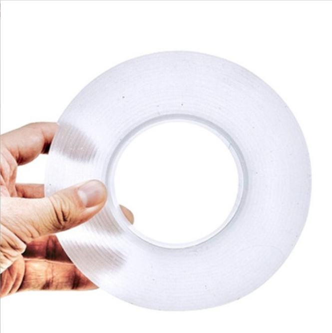 Strong Adhesive Waterproof Double-sided Adhesive Nano Tape washable and Reusable No Residual Glue Left