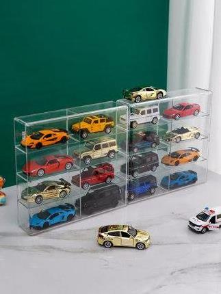 hot toys car plastic acrylic display case for wheel protector 100 wheels display case 1:64 display cases