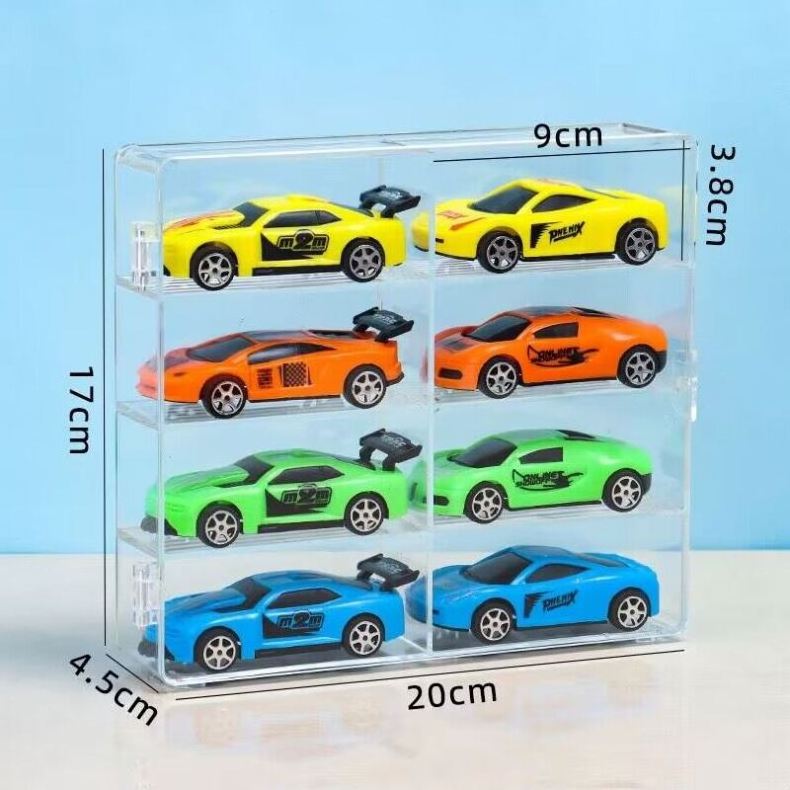 hot toys car plastic acrylic display case for wheel protector 100 wheels display case 1:64 display cases