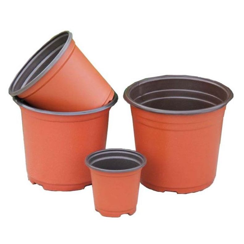 Durable Double Color Plastic Flower Pot 30 15 gallon nursery pots 3 inch pink square nursery pot deep