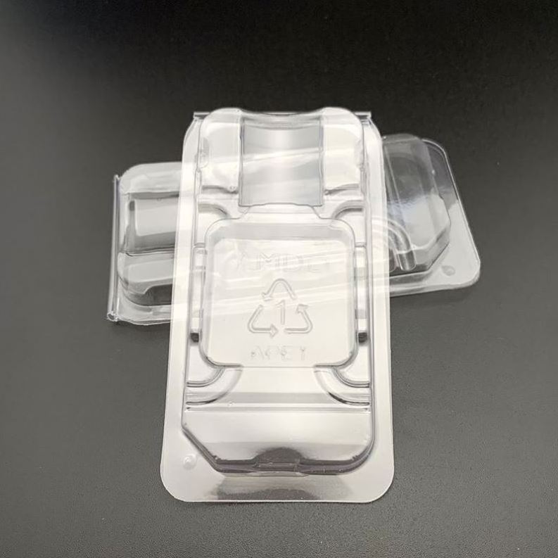 Transparent Custom am3 cpu plastic clamshell tray case, cpu tray clamshell 3647 amd