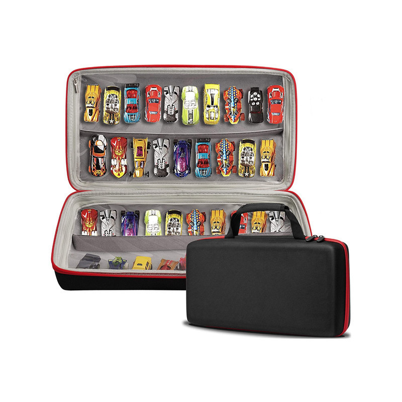 Organizer Case for Hot Wheels Storage Boxes Car Matchbox Cars Mini Toys Small Dolls Carrying Box Container with 48 Compartment