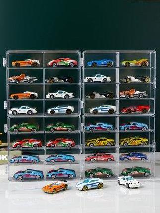 hot toys car plastic acrylic display case for wheel protector 100 wheels display case 1:64 display cases