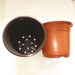 2023 hot sale garden items 4 inch clear nursery pot plastic 1 gallon mini eco-friendly metal nursery plant flower pot