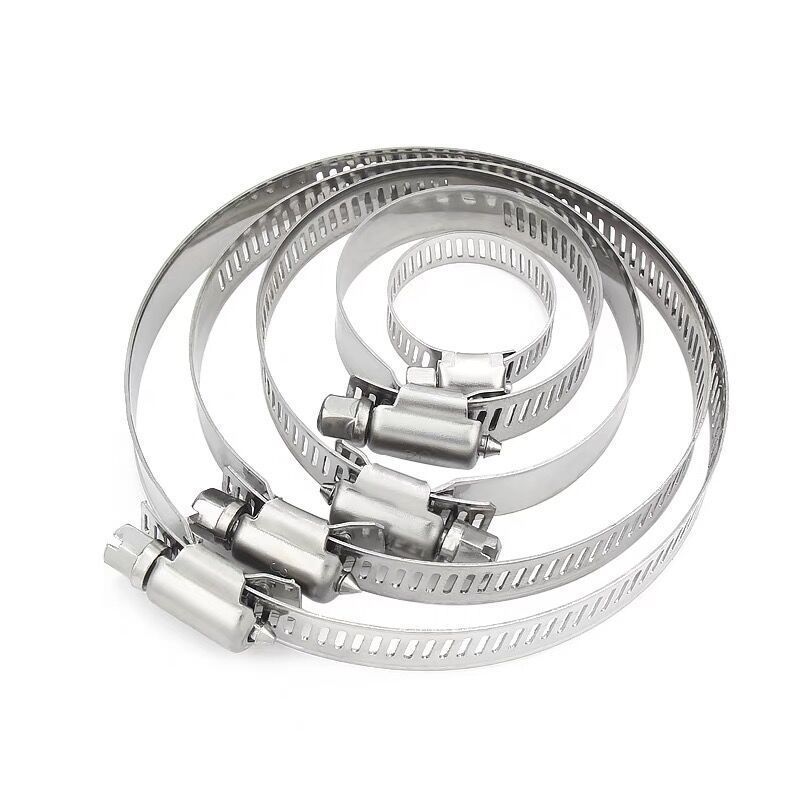 Wholesale Interlocked Stainless Steel Adjustable Fastener Hose Clamp SXY-Clamp-017