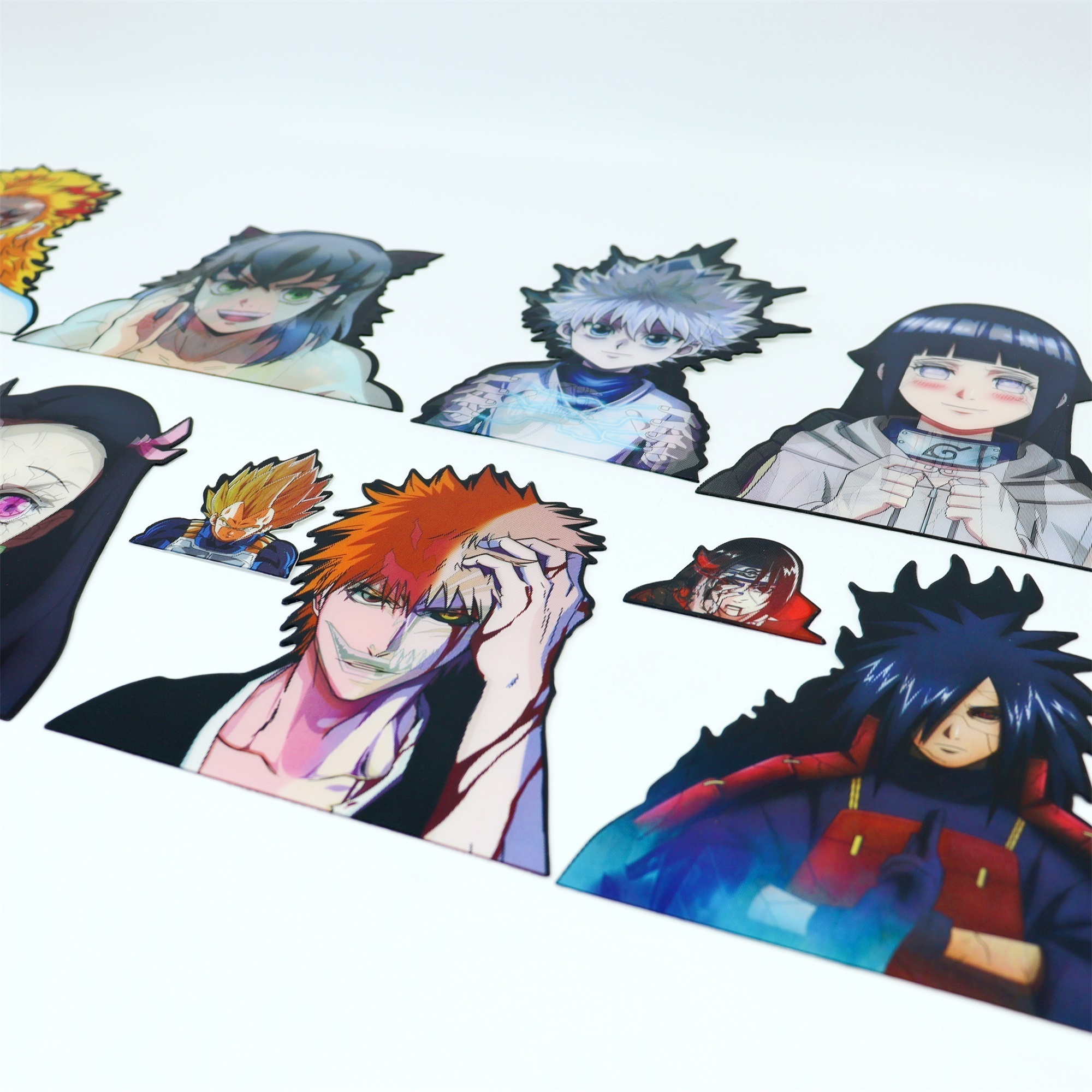 27designs Mix Wholesale 3D Anime Motion Stickers Demon Slayer 3D Waterproof Car Stickers Wall Art Whole Characters Stickers