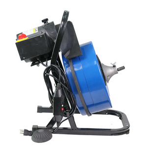 Plumbing Spring Snake Cleaning Machine Power Dredge Pipe And Sewer Spiral Drain  Cleaner Machine