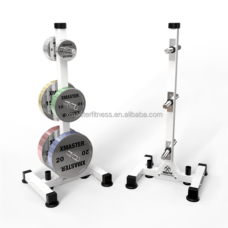 Multi Vertical Barbell 49mm Hole Bumper Plate Rack Tree Weight plate Storage Shelf