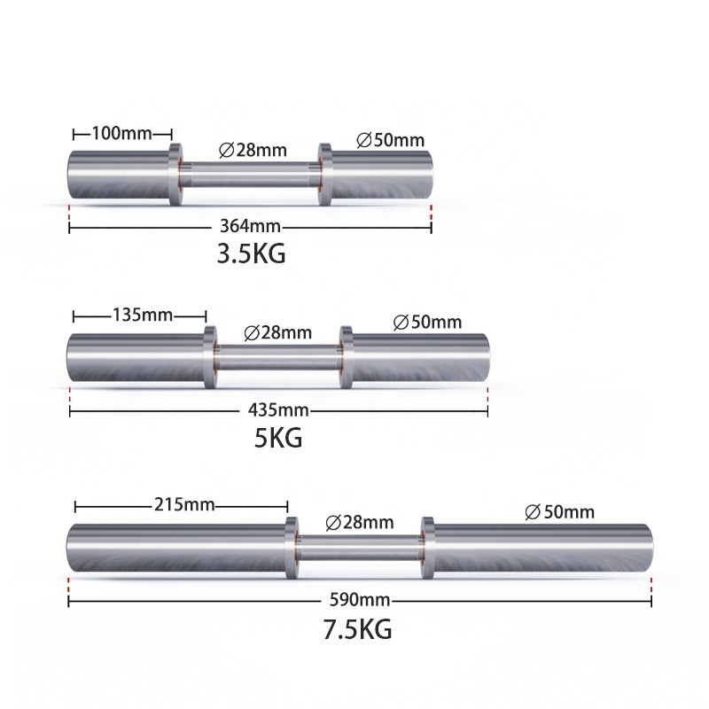 Xmaster Short Loadable Dumbbell Bar