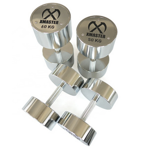 Steel Chrome Dumbbell Set Weight in 2.5KG ~60KG