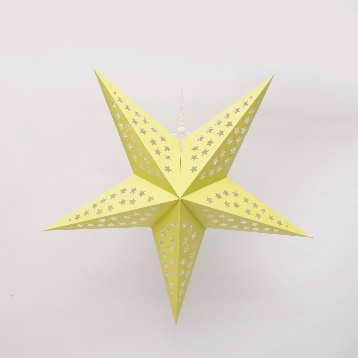 New Year Decoration 30 cm Paper Star Hanging decoration folding Christmas Decorations Paper Star With LED