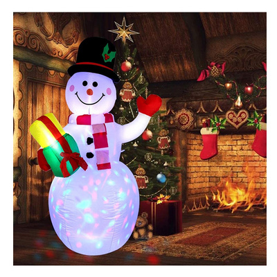 Christmas Decorations Ornaments Santa Claus With LED Christmas Lights navidad Christmas Inflatable Snowman