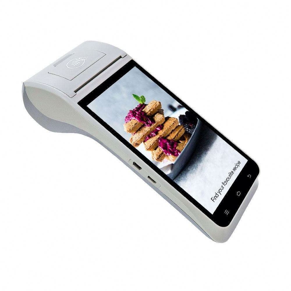 Z91 cheap price handheld PDA Portable 4G Android Pos ZCS Ticketing POS system With Printer for mobile parking management