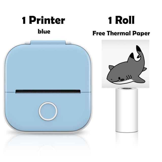 Phomemo T02 203dpi pocket Printing Stickers Wireless Inkless Mini Pocket Notes Portable Photo student problem Printer