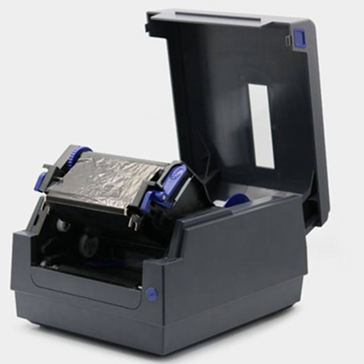 TF401 Innovative Design Thermal transfer Label Printer 300 Meters Ribbon Printer