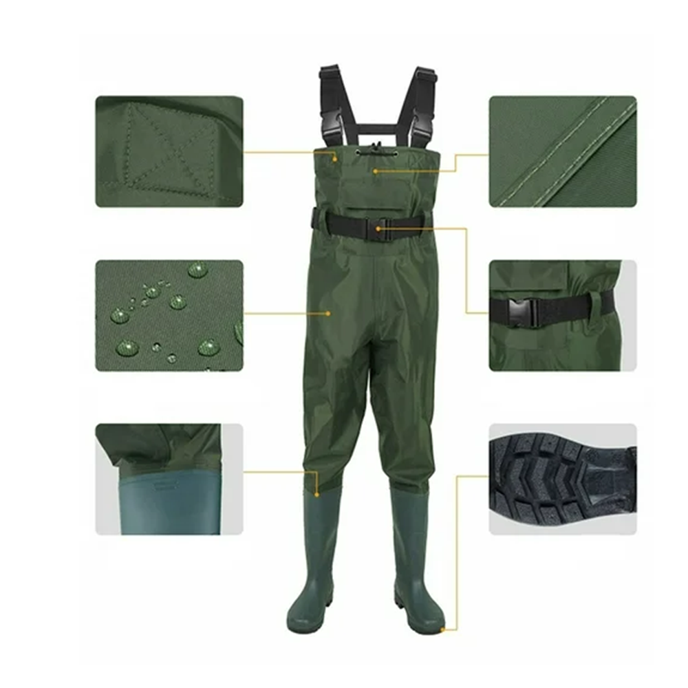 OEM  Breathable Custom Neoprene Duck Hunting Waterproof Fishing Waders