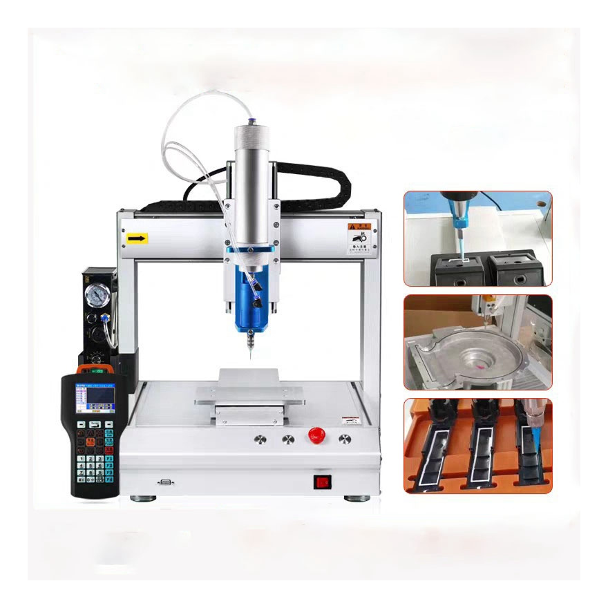 Full Automatic Epoxy Resin Glue Dispenser Pump and Motor Based Glue Dispensing Machine for Laptop and Mobile Phone Shells