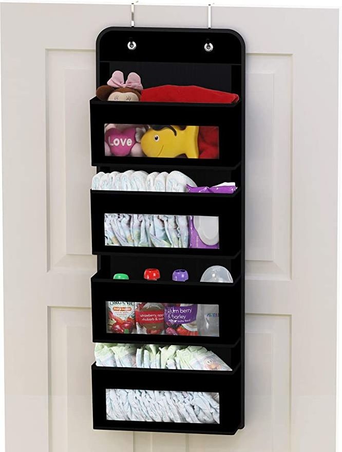 Over Door/Wall Mount Foldable 4 Clear Window Pocket Organizer wall organizer