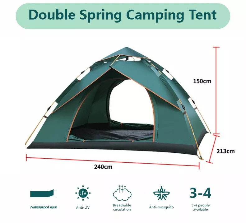 wholesale family camping tents hot selling outdoor glamping  auto quick custom opening beach automatic open folding