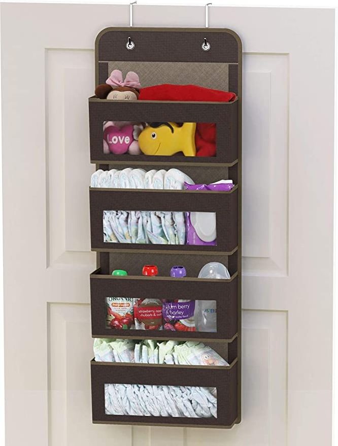 Over Door/Wall Mount Foldable 4 Clear Window Pocket Organizer wall organizer