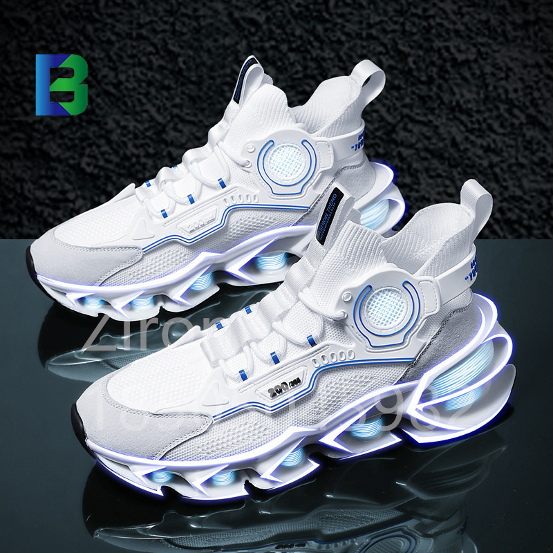 Wholesale New Model Soft Sole Walking Style Shoes Breathable Men Running Sport Shoes