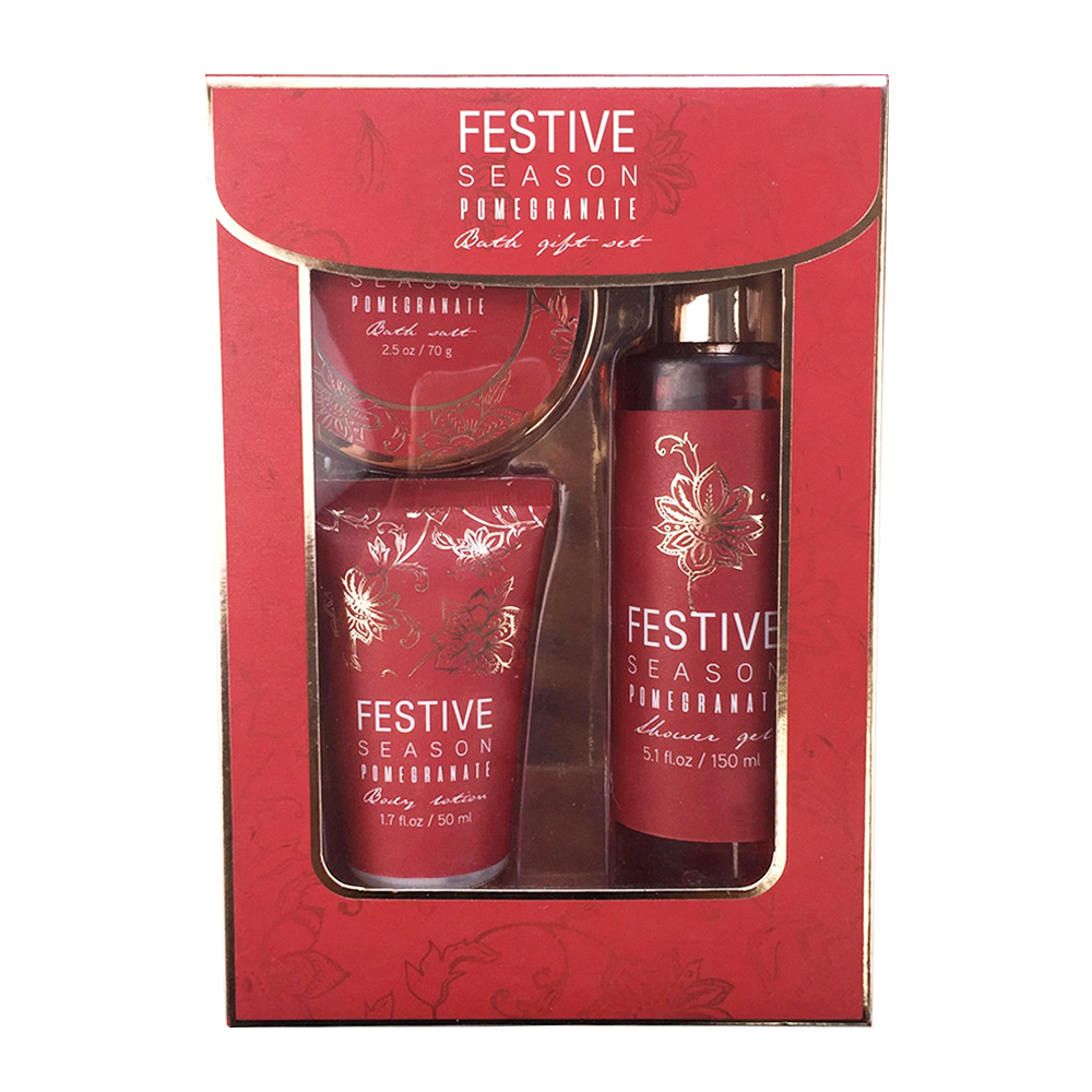 OEM Wholesale Christmas Packaging Box Luxury Care Romantic Spa Bath Gift Set In Paper Box Factory bath set