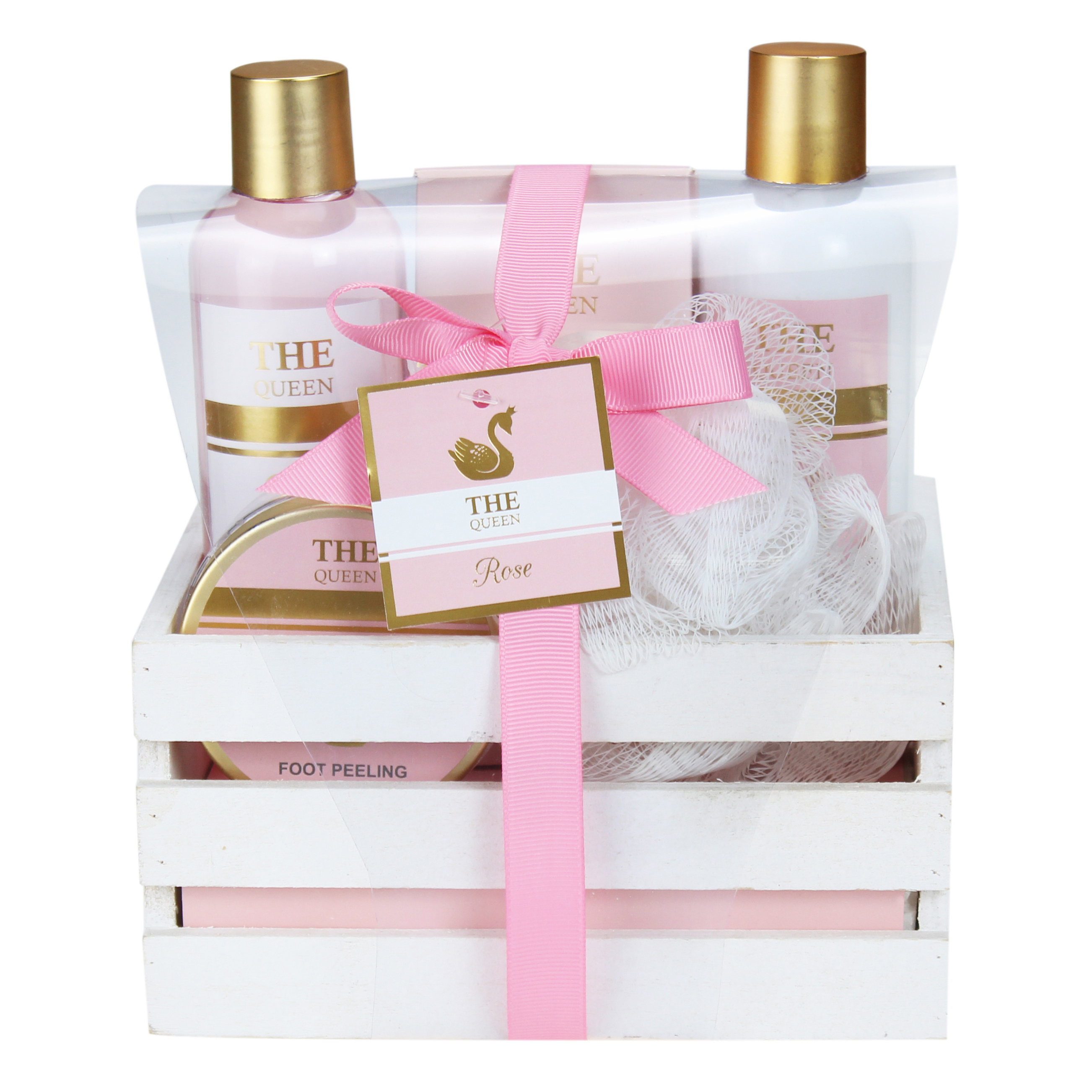 Private label basket sets bath care shower gel spa gift set bath perfume fragrance gift bath set