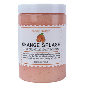 Bodyscrub orange pedicure brown salt big scrub foot   skin care body whipped salt scrub shea butter salt scrub