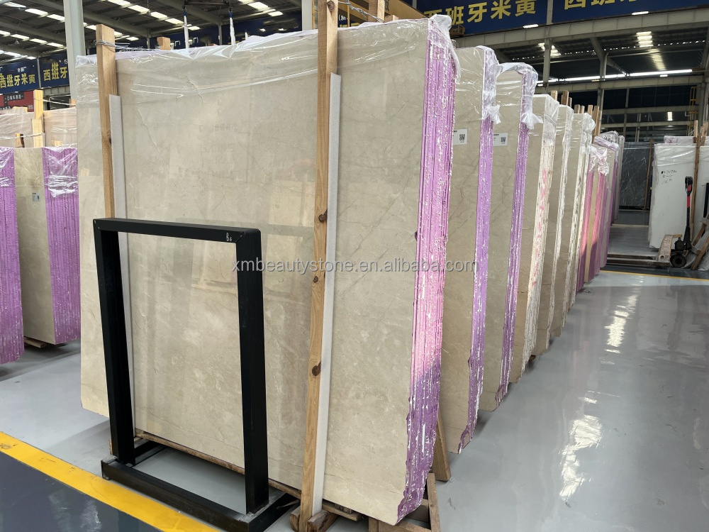 Crema Marfil Natural Greece marble beige stone slabs for wall floor tile decoration cut to size