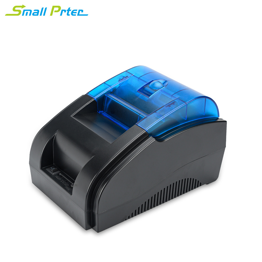 Desktop Pos Receipt Printer Barcode Bluetooth Mini Thermal Printer Wireless Bill 58mm Thermal Printer