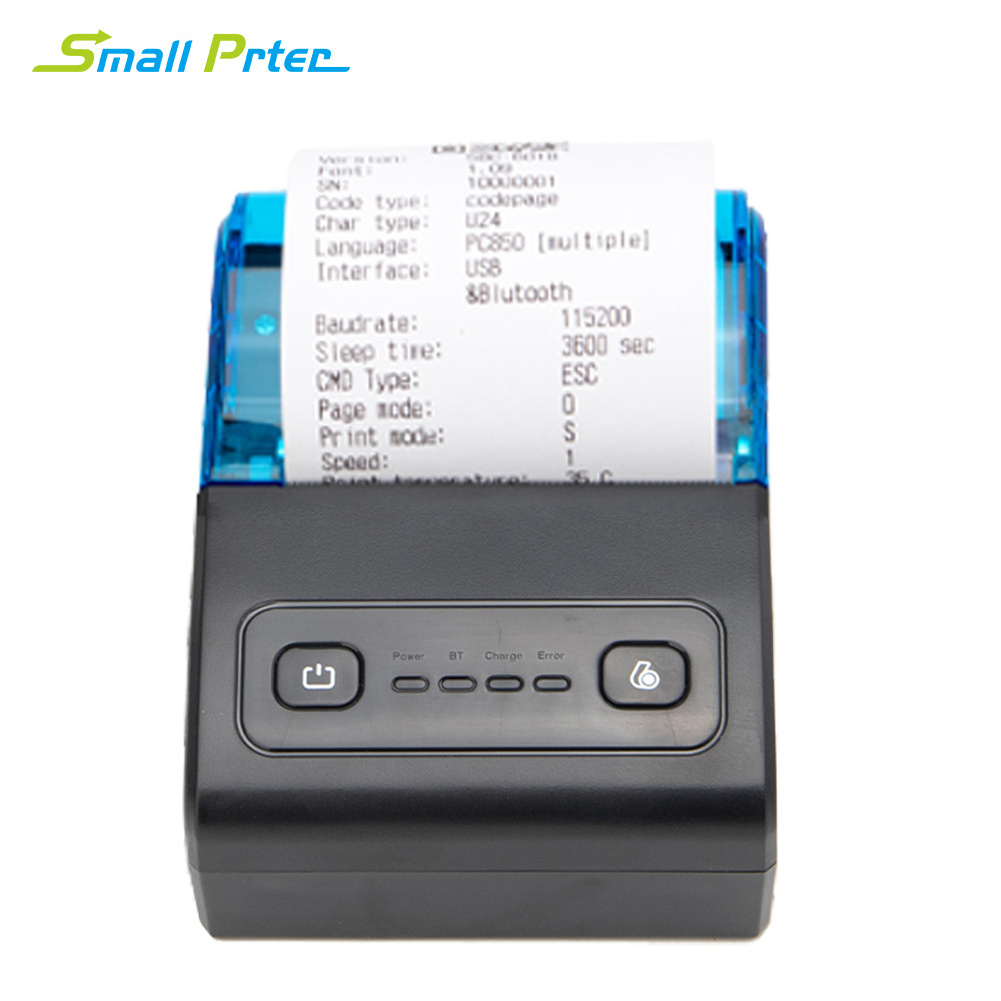 Printer Thermal Printer ticket receipt USB Portable Wireless For Android IOS And Windows 58mm Thermal Printer