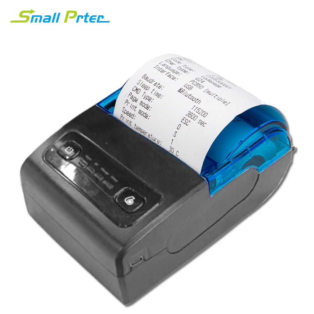 Printer Thermal Printer ticket receipt USB Portable Wireless For Android IOS And Windows 58mm Thermal Printer