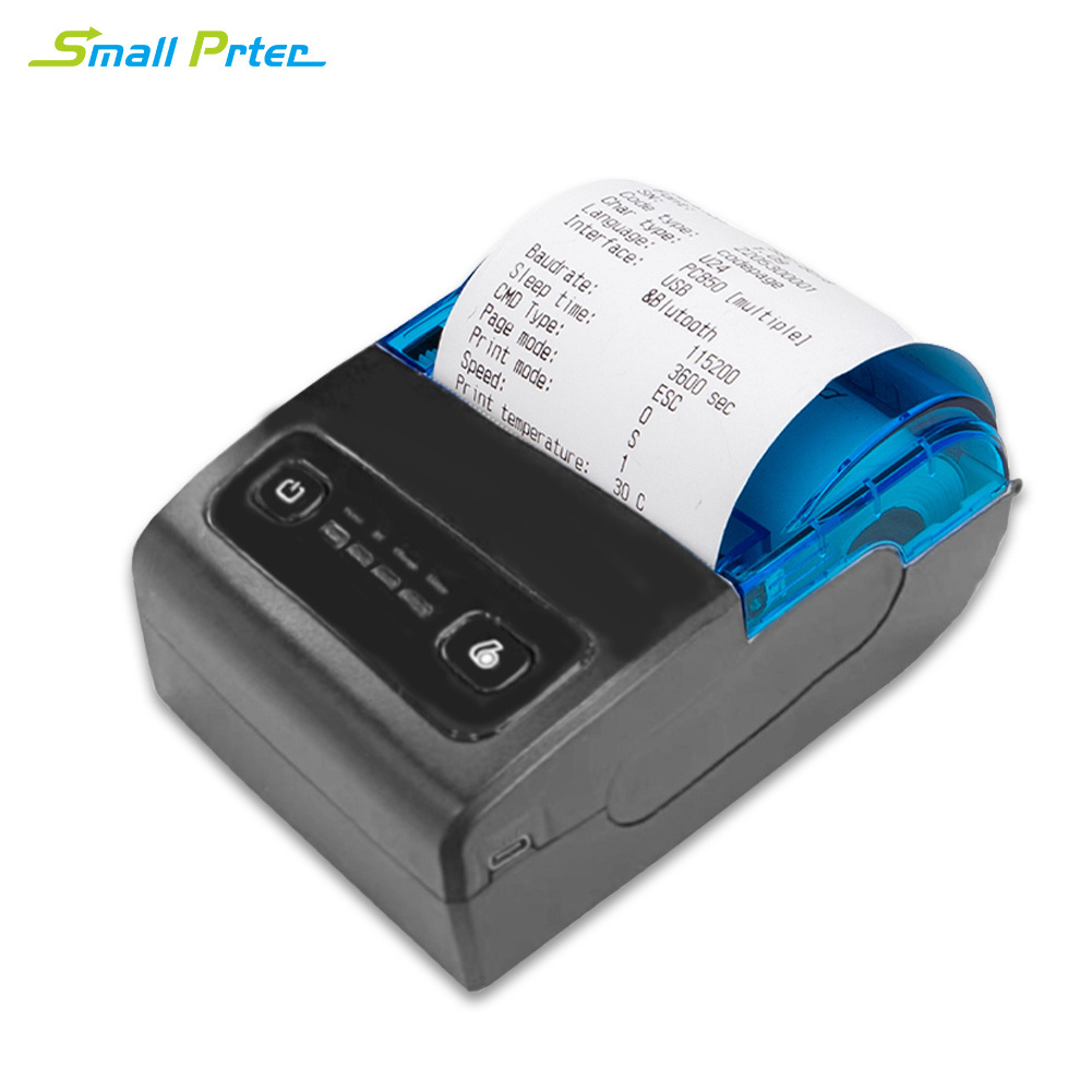 Printer Thermal Printer ticket receipt USB Portable Wireless For Android IOS And Windows 58mm Thermal Printer