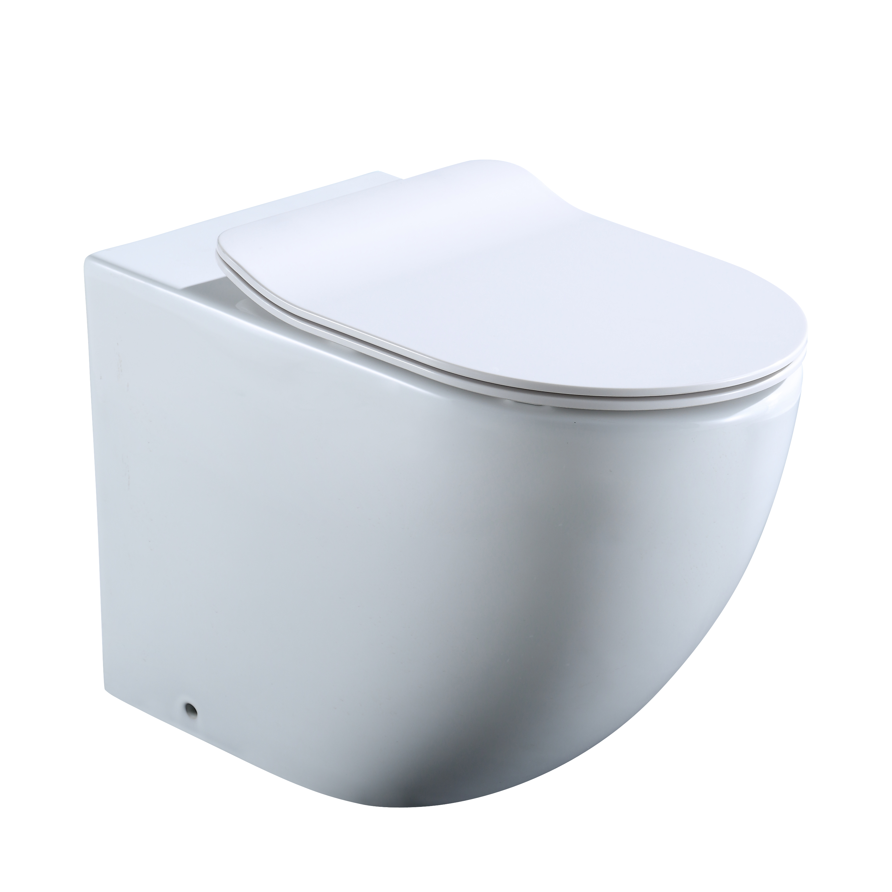 Hotel luxury white color bathroom wall hung basin inodoro one piece toilet bowl modern toilet