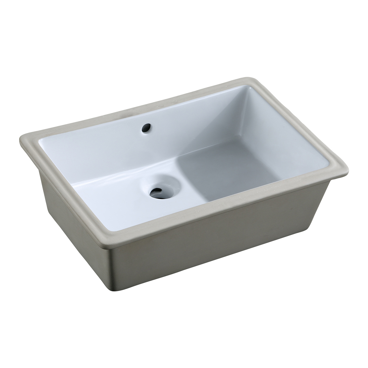 Qualified Ceramic Wall Mounted Basin Rectangle Bathroom Small Size Wash Basin Sink