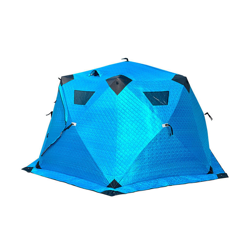 Customized Outdoor Thickened Winter Fishing Cube Tents Ice Fishing House Warm Pop Up Igloo Tent