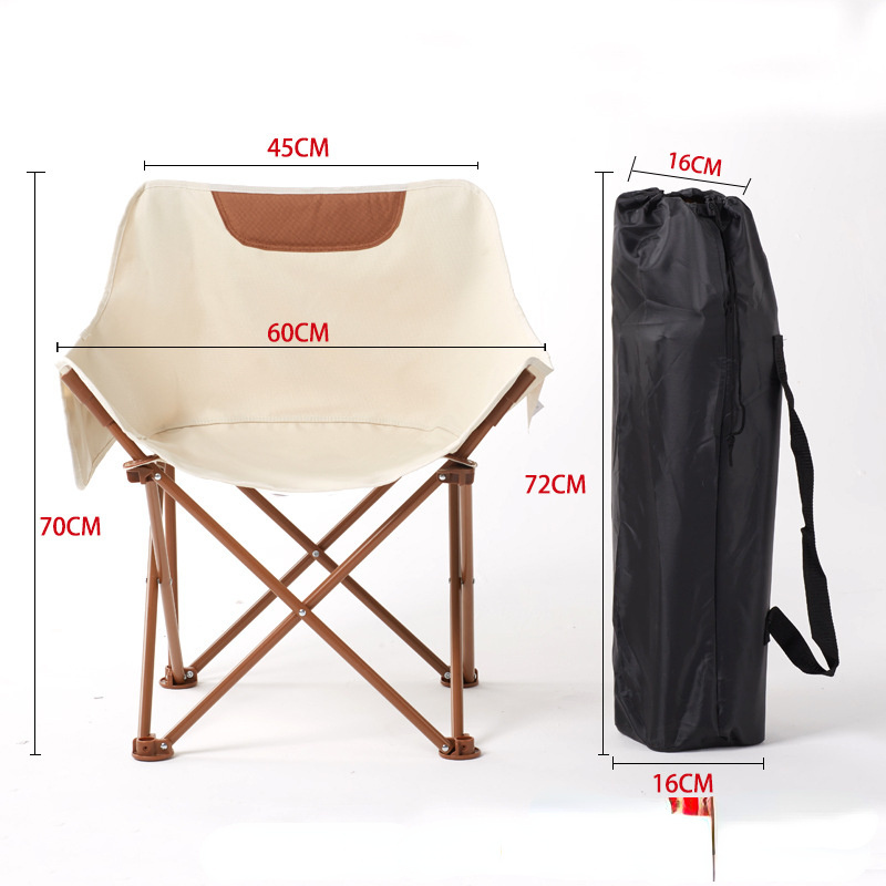 New Hitree Design Folding Camping Chair with Cooler Bag Foldable Captain Chair Portable Tailgate Chair