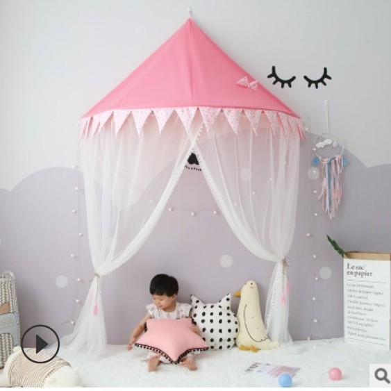 Wholesale The Mosquito Net for Double Bed Canopy Netting Canopy Circular Curtains B-SY007