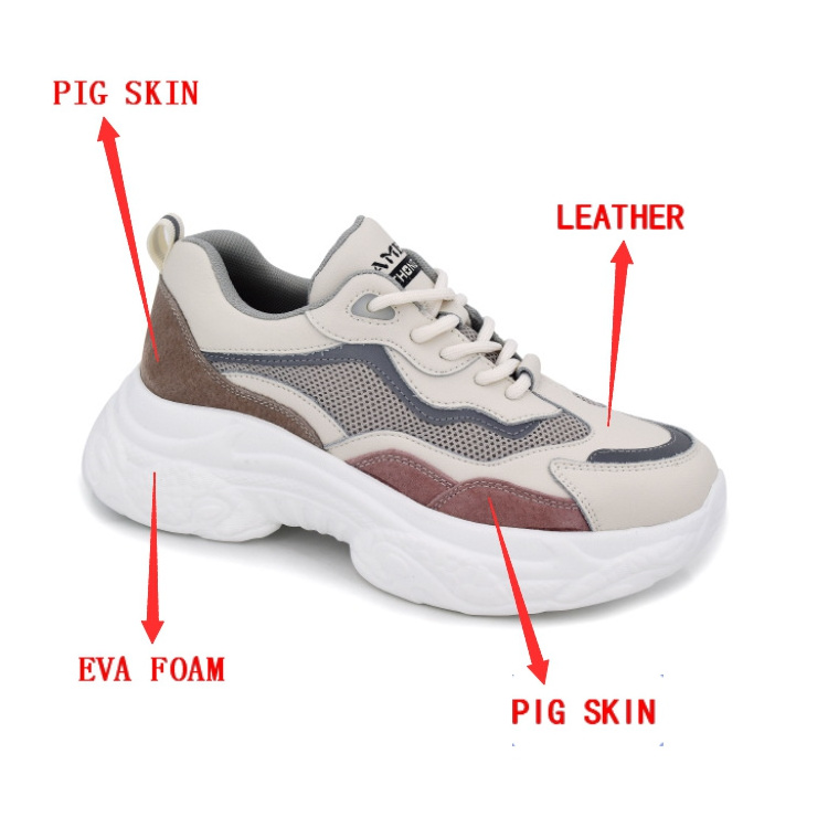 New Style Sneakers Women Flat Platform Sport Running Shoes Causal Outdoor Walking Chunky Soft For Women Shoes Zapatos De Mujer