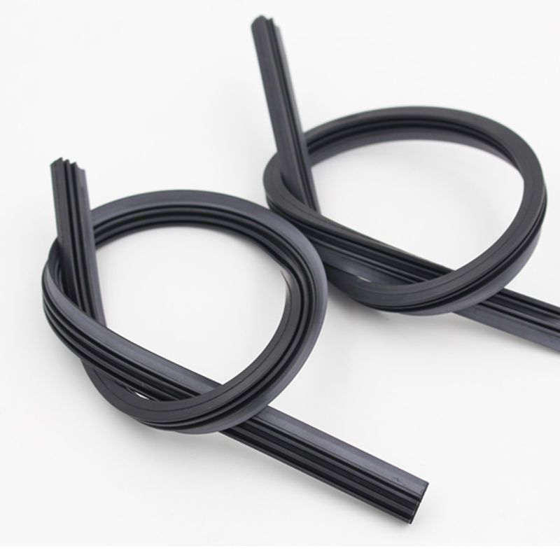 Wiper blade rubber refills natural rubber silicone rubber 6mm 8mm 8.5 10.5mm refill flat convention type quality