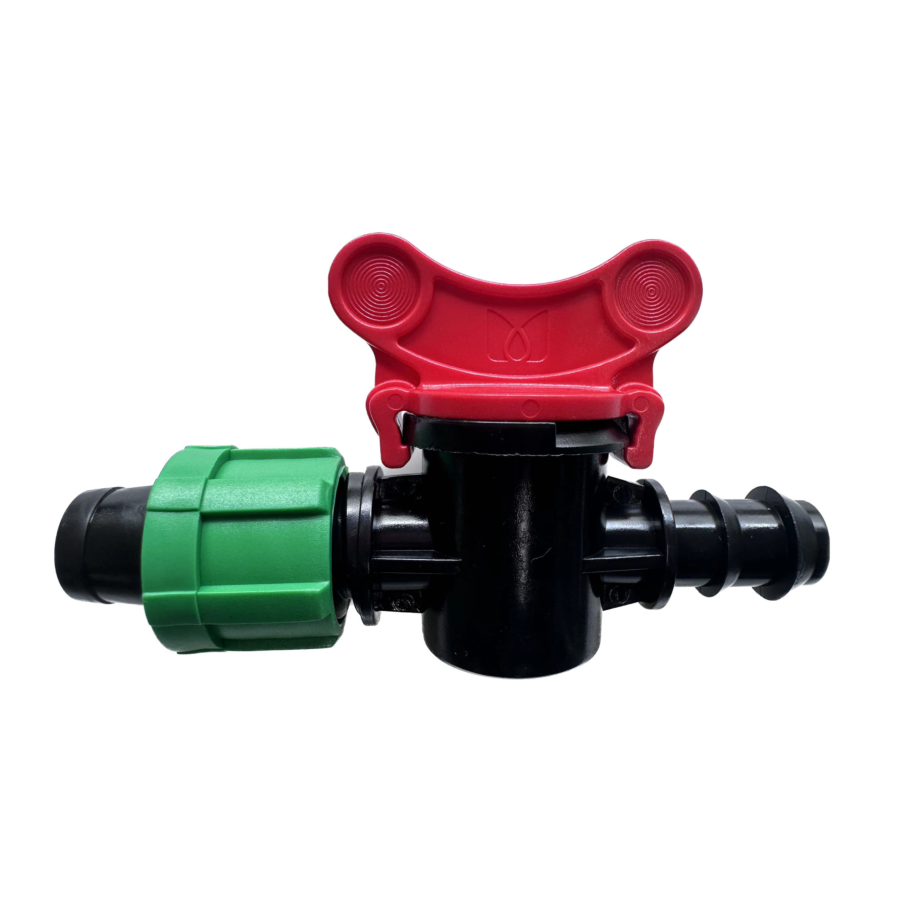 High Quality Plastic Irrigation Mini Valve Drip Line Drip Tape Valve For Flat Hose