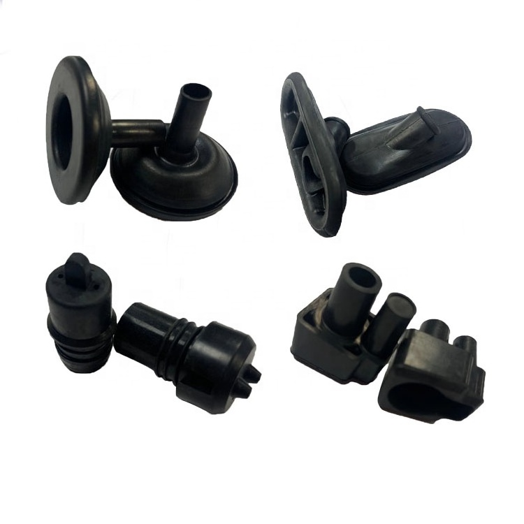 Custom Rubber Factory Price  Made EPDM NBR FKM CR Other Rubber Products rubber grommet square round customized shape